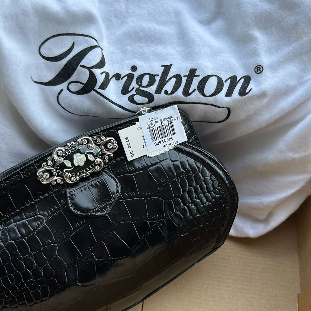 Brighton Scarlet Bronze Bag. Navy Blue. New with tags.